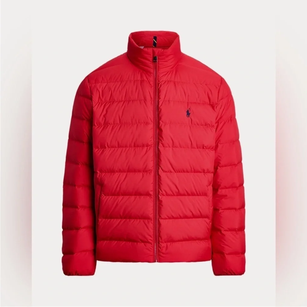 Polo Ralph Lauren Classic  Red Performance Puffer Jacket NWT Sizes Med/Lg